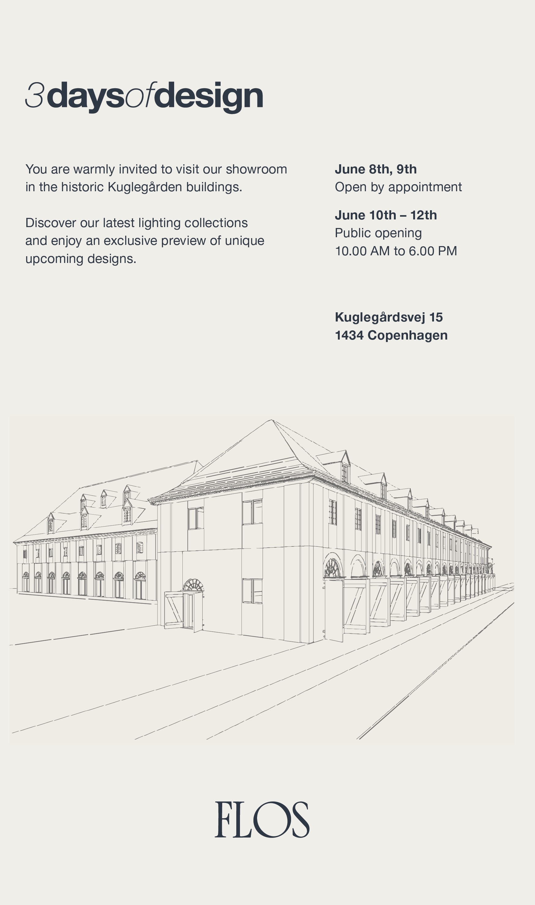 Flos at 3daysofdesign: visit us in Copenhagen